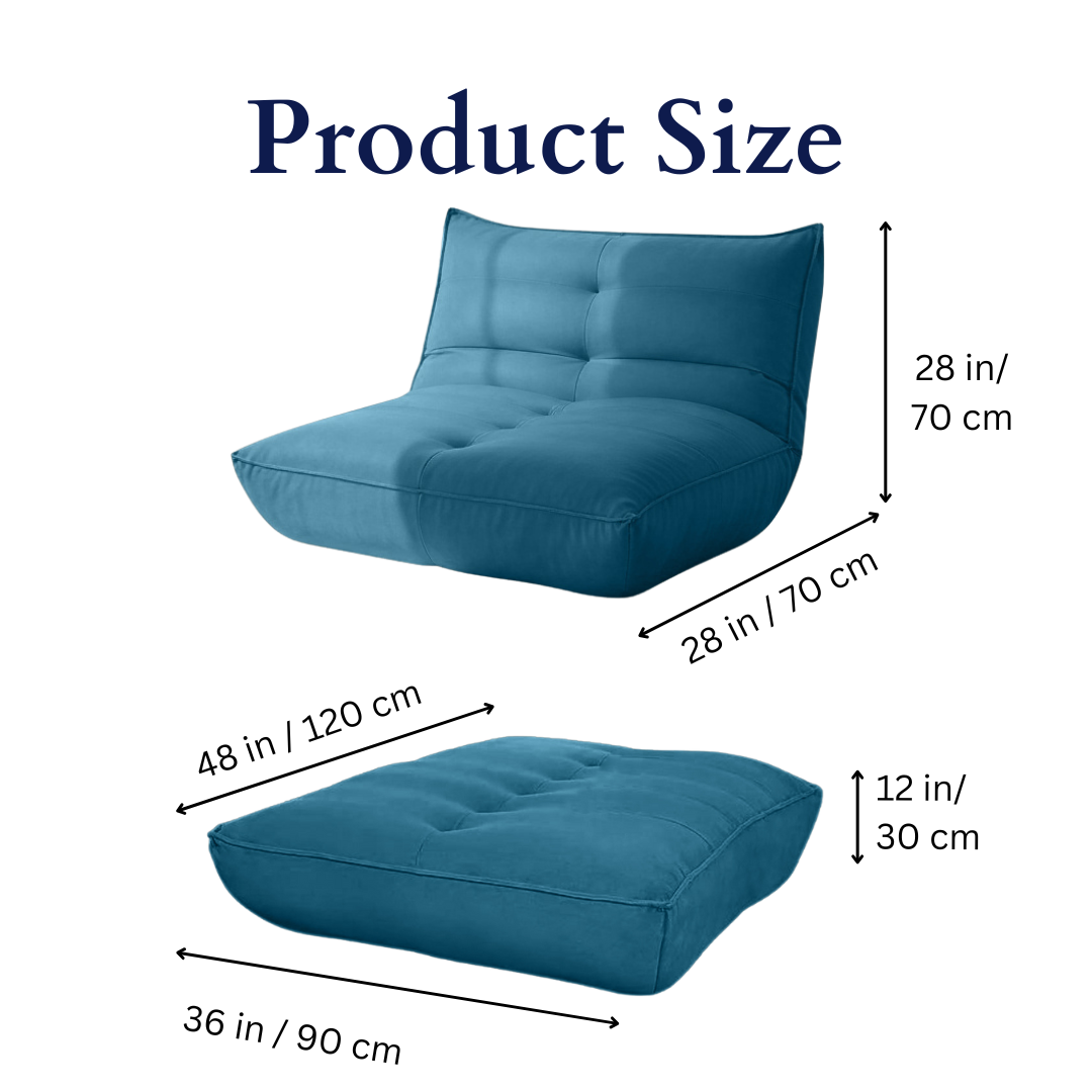 The Rosetta | Sofa Bed (Blue)