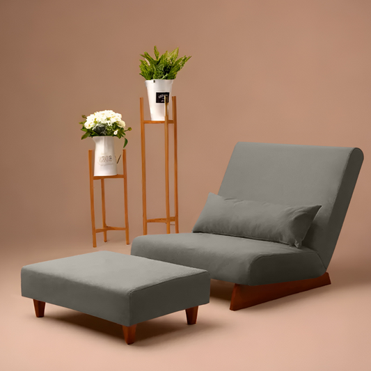 Borneo - Floor Sofa and Lounger (Grey)
