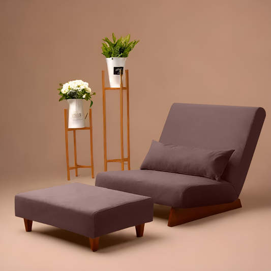 Borneo - Floor Sofa and Lounger (Brown)