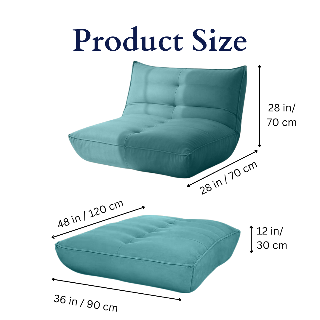 The Rosetta | Sofa Bed (Aqua)