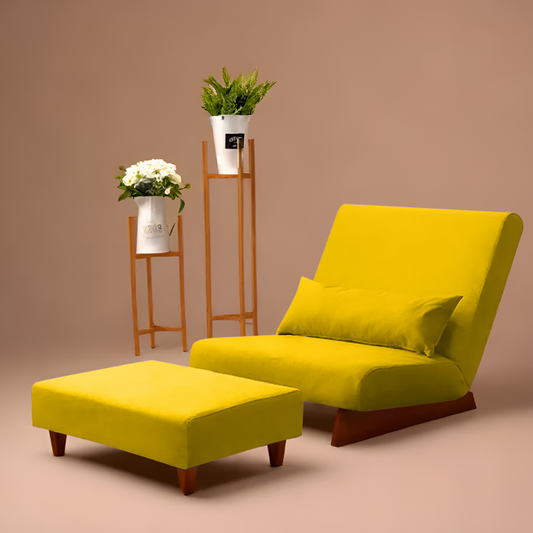 Borneo - Floor Sofa and Lounger (Yellow)