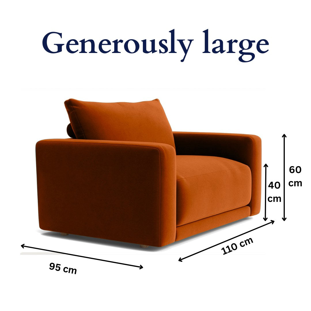 Plum Sofa - Loveseat - Copper