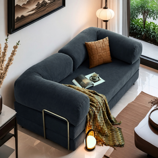 Chonkers - Sofa Bed - Midnight Blue Grey