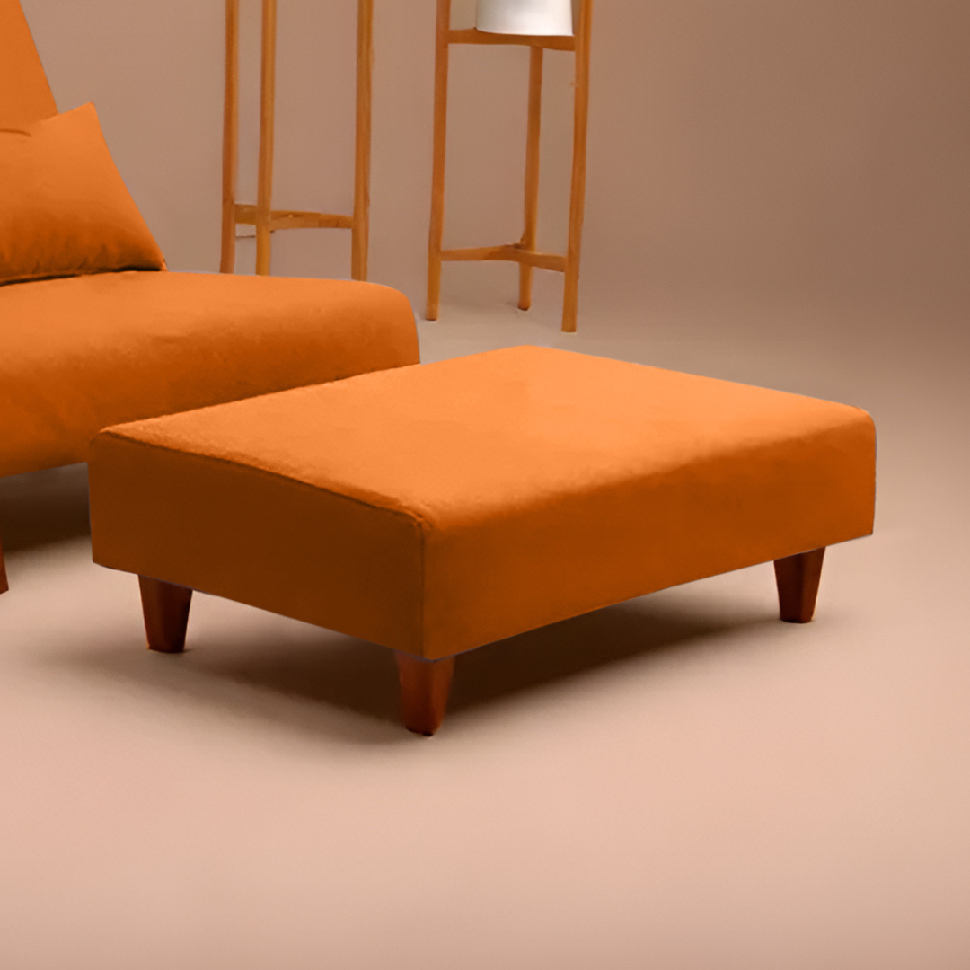 Single Pouffe (Orange)