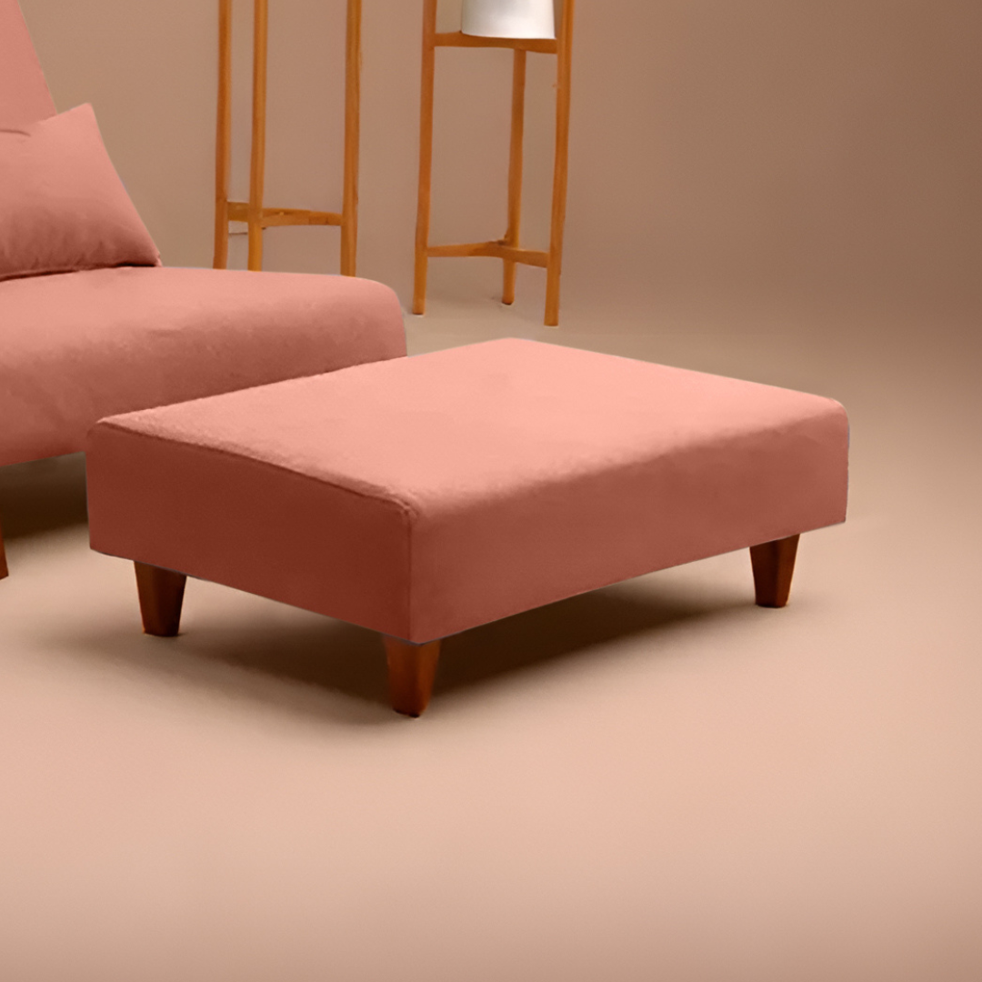 Single Pouffe (Peach)
