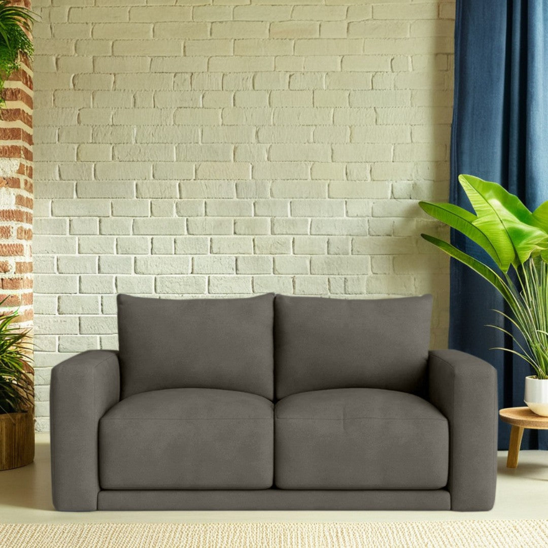 Plum Sofa - 2 Seater - Grey