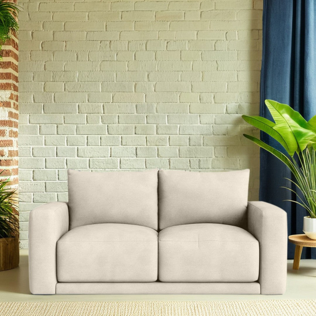 Plum Sofa - 2 Seater - Beige