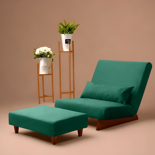 Borneo - Floor Sofa and Lounger (Dark Green)