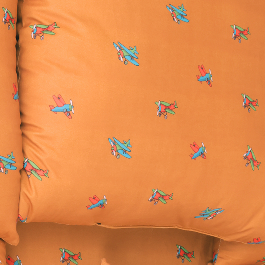 Woolly - Human Dog Bed/Floor Sofa Bed - Aeroplanes