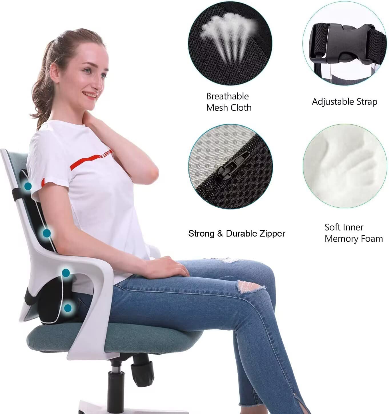 Orthopedic Full Lumber Support Cushion