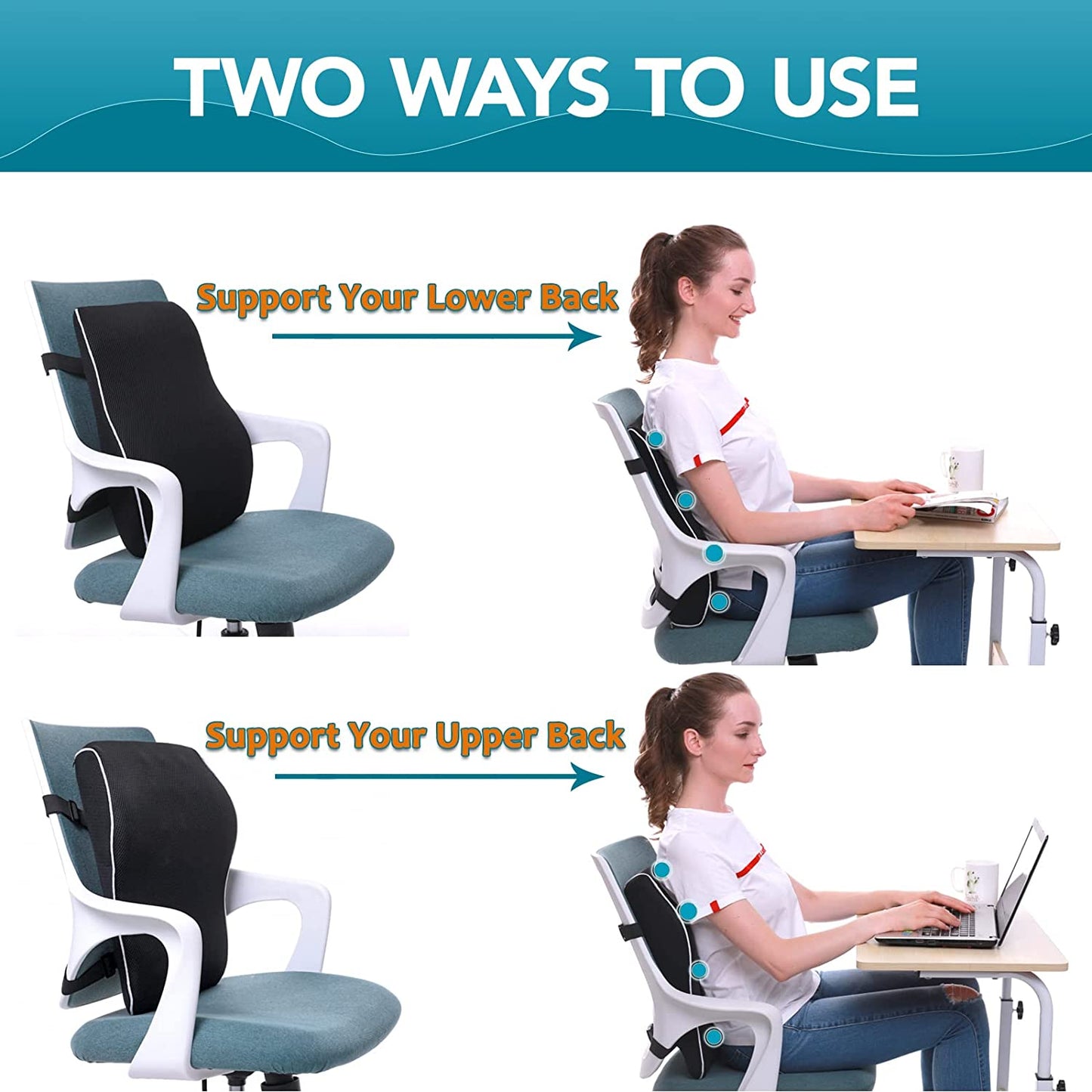 Orthopedic Full Lumber Support Cushion