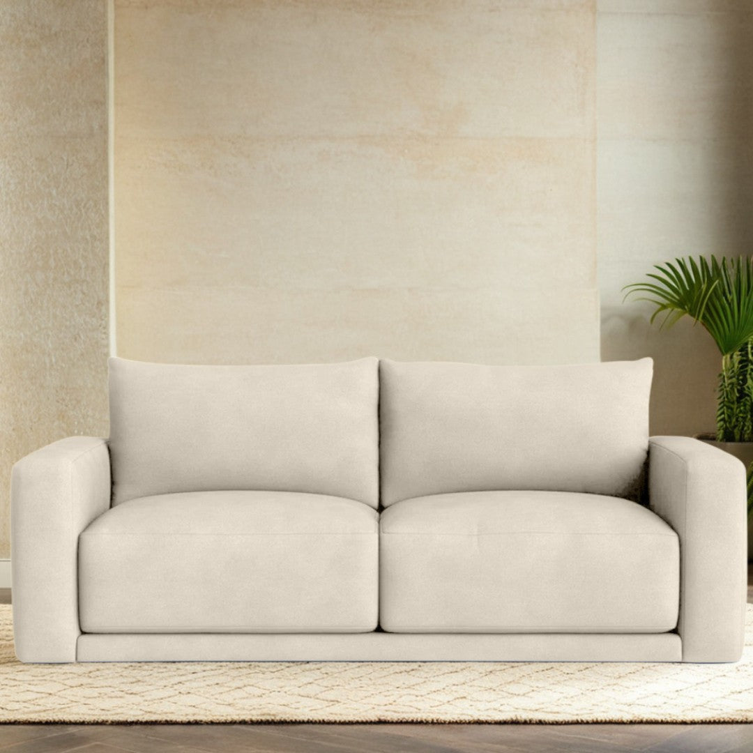 Plum Sofa - 3 Seater - Beige