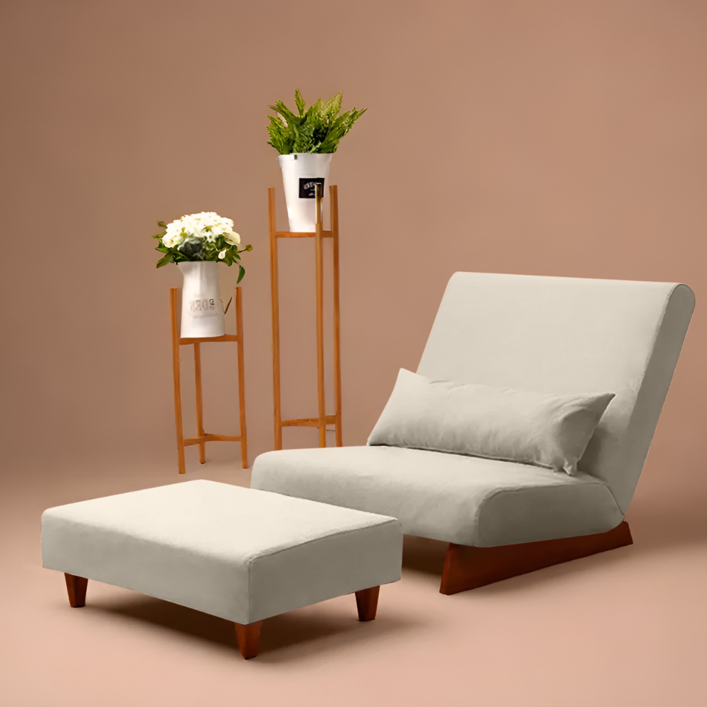 Borneo - Floor Sofa and Lounger (Beige)