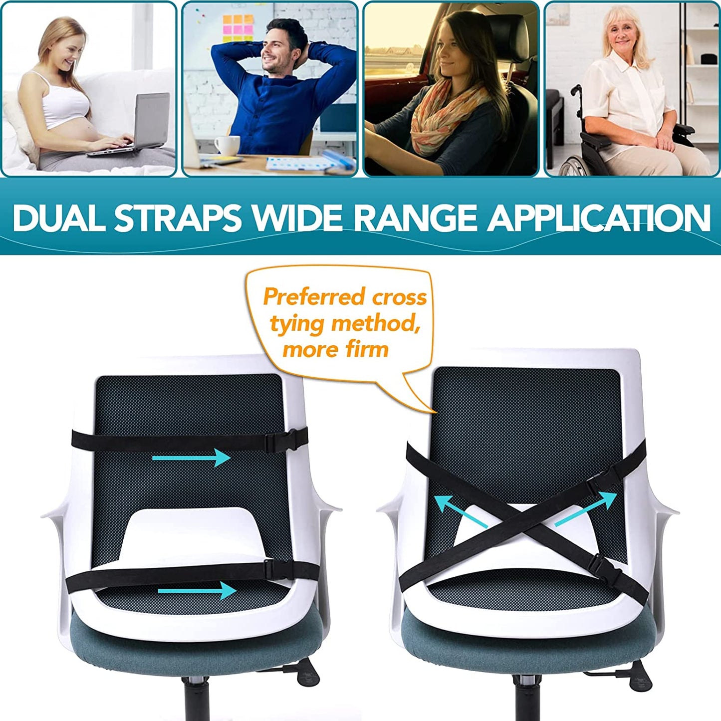 Orthopedic Full Lumber Support Cushion