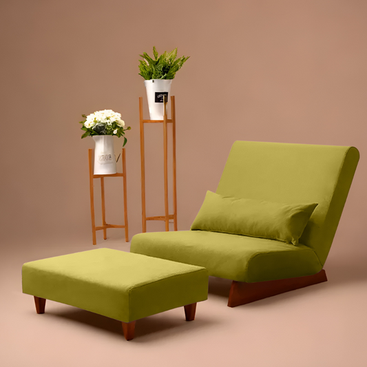 Borneo - Floor Sofa and Lounger (Olive Green)