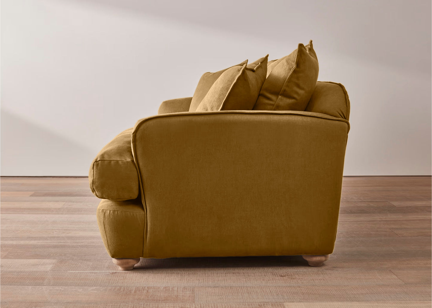 Chunky Sofa - 3 Seater - Mustard