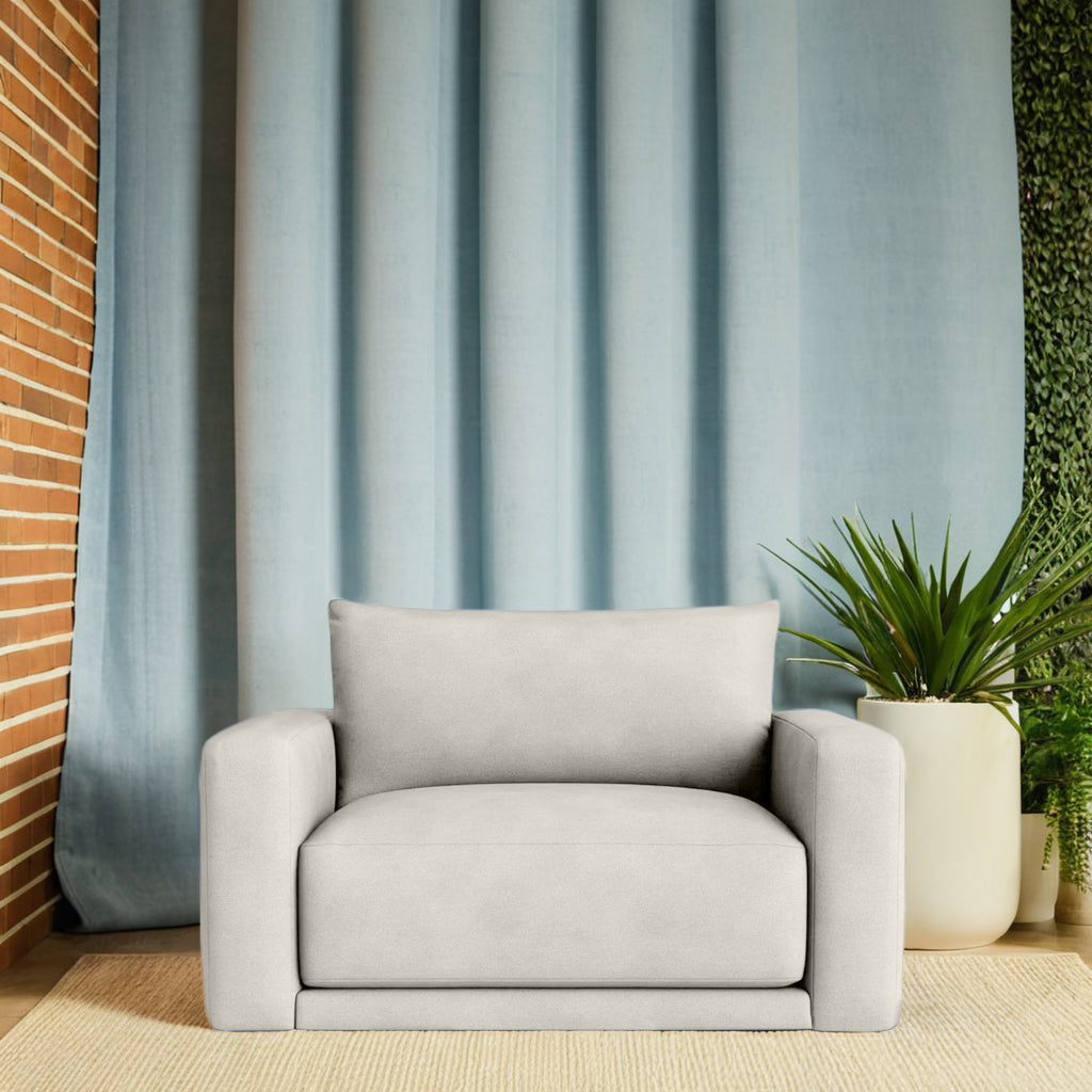 Plum Sofa - Loveseat - Beige