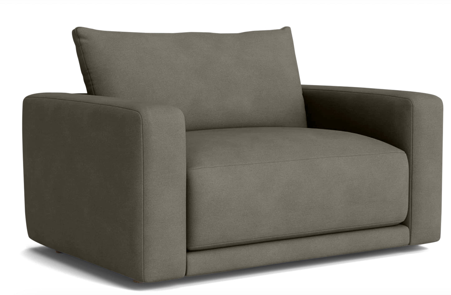 Plum Sofa - Loveseat - Grey