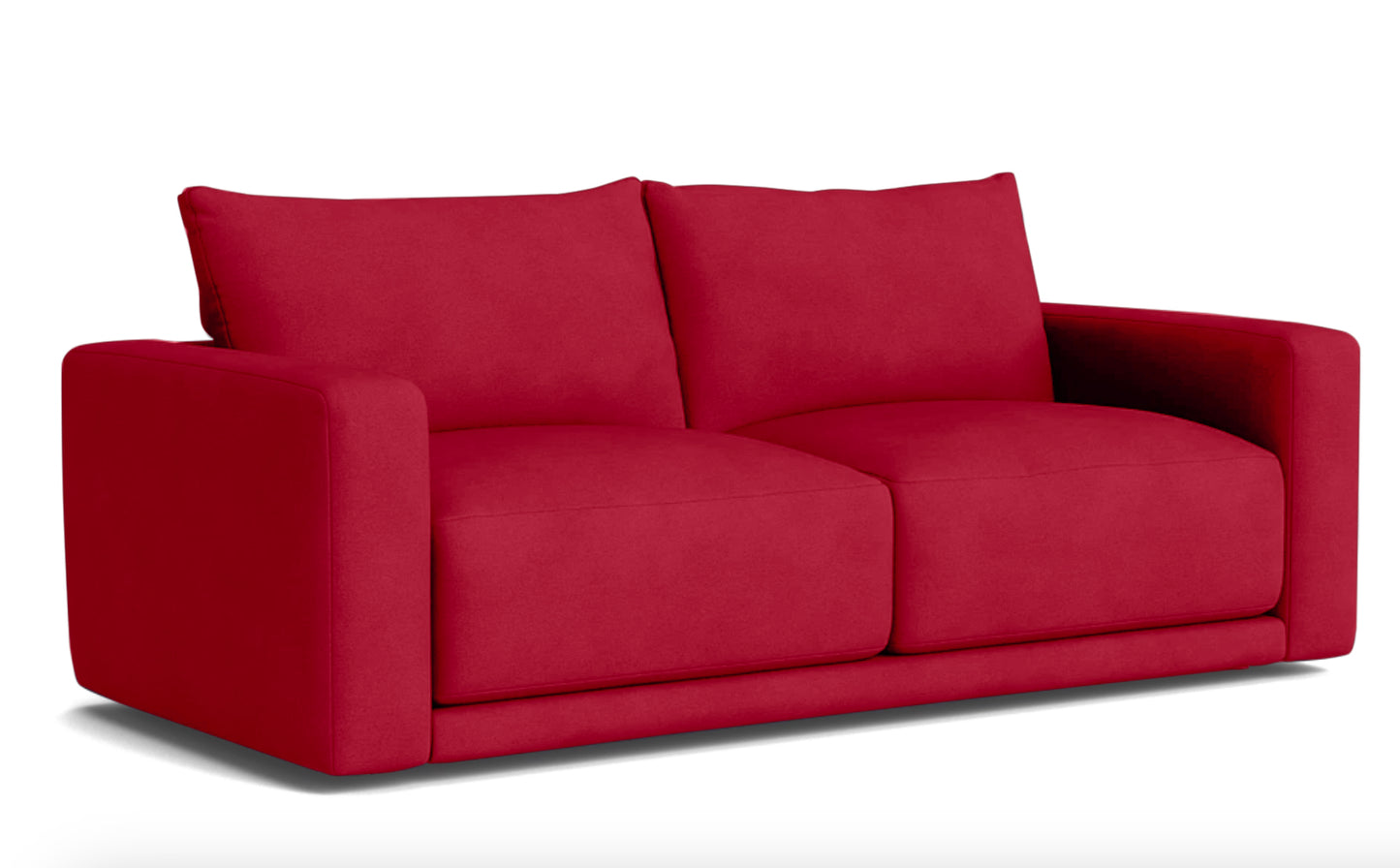 Plum Sofa - 3 Seater - Maroon