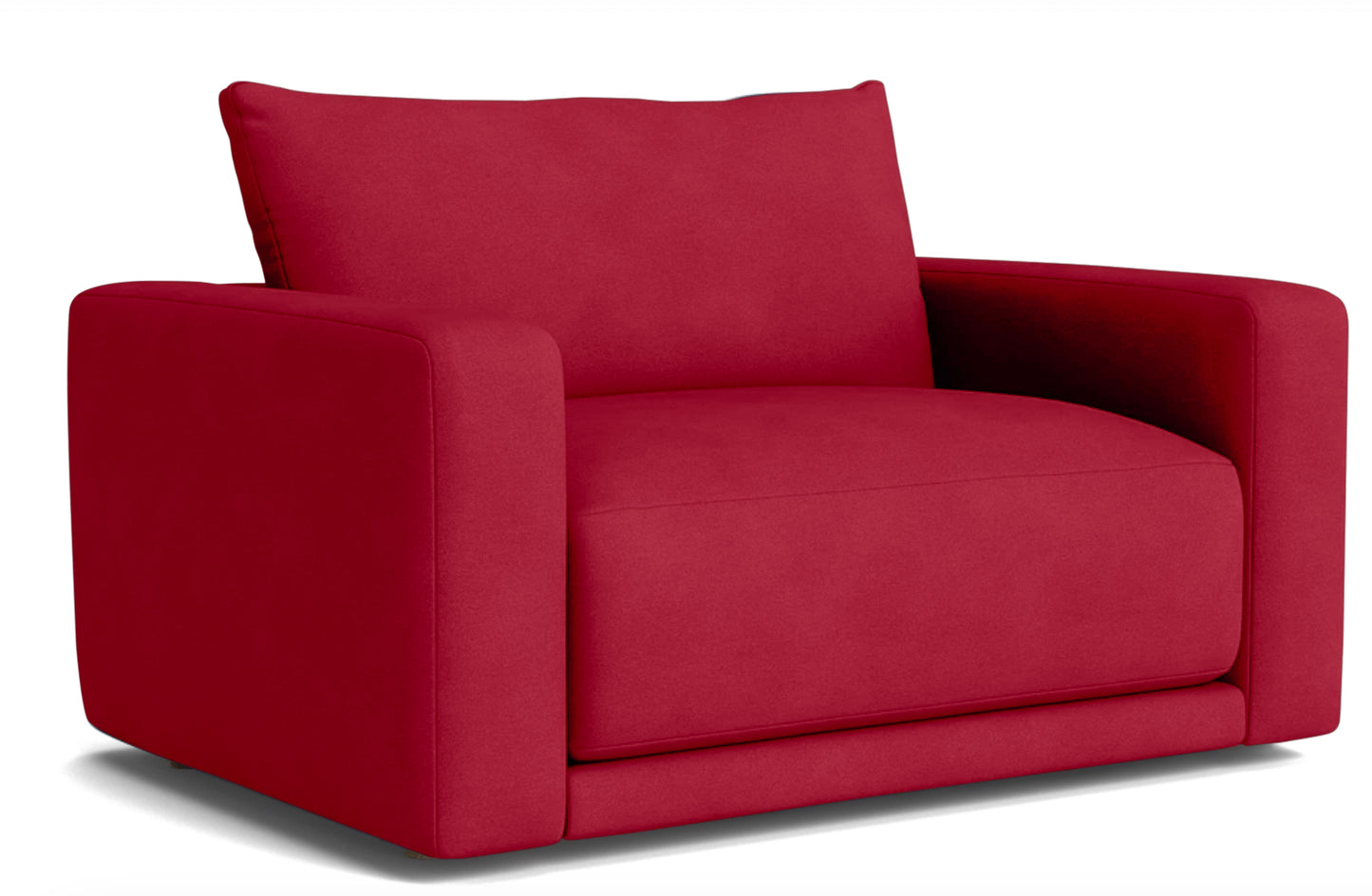 Plum Sofa - Loveseat - Maroon