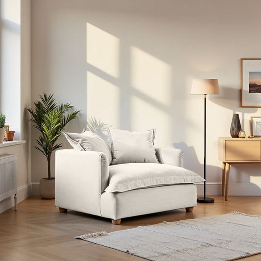 Jamun Sofa - Loveseat - Beige