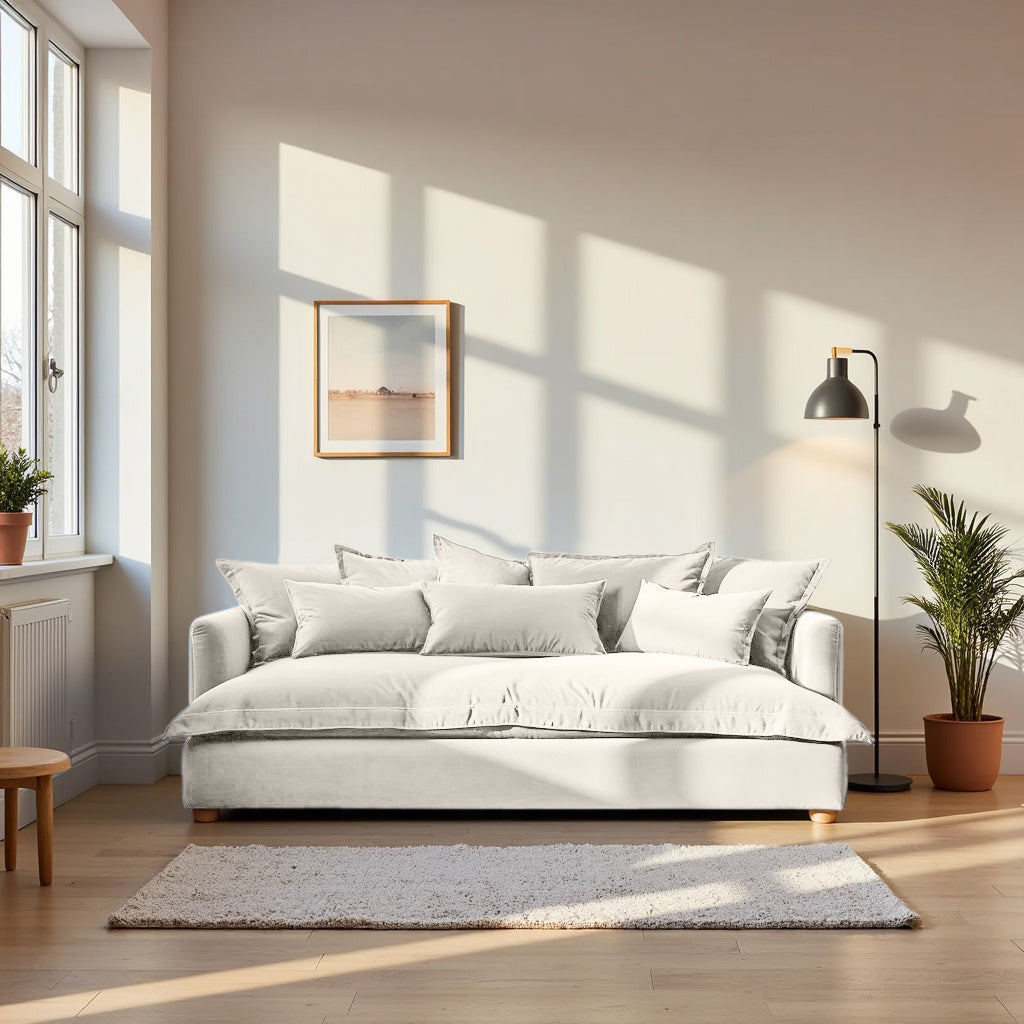 Jamun Sofa - 3 Seater - Beige