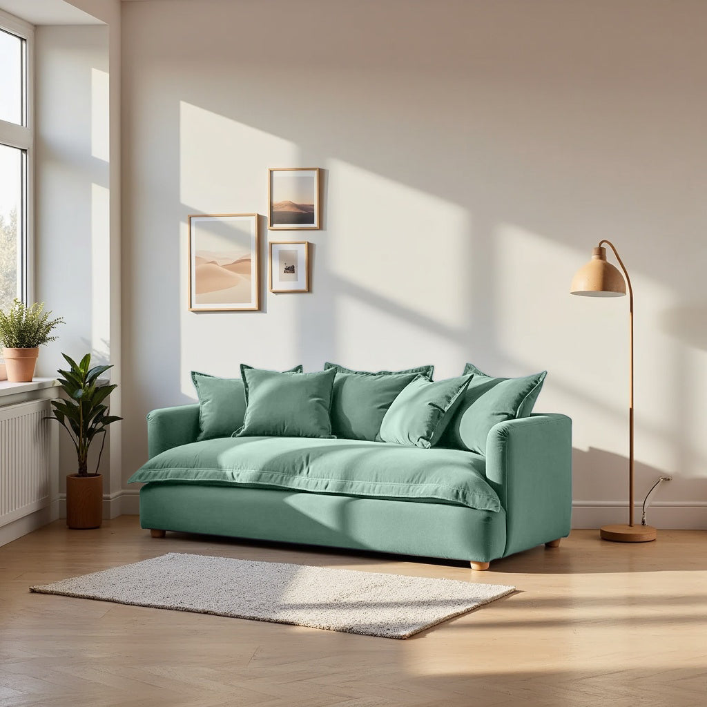 Jamun Sofa - 2 Seater - Sage Green