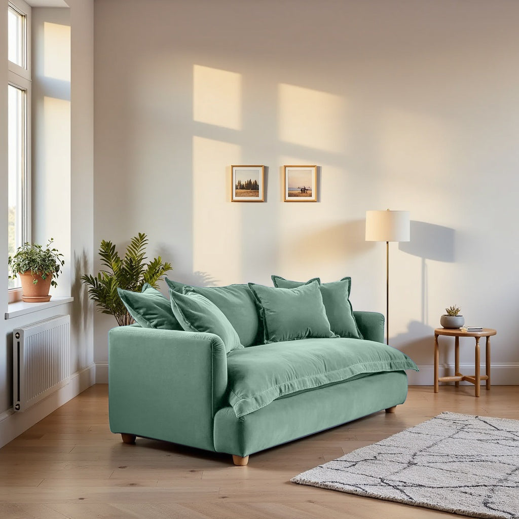 Jamun Sofa - 2 Seater - Sage Green