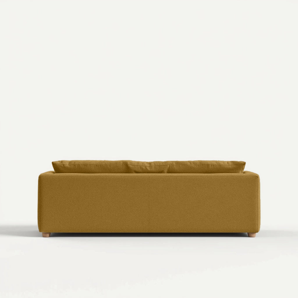 Jamun Sofa - 3 Seater - Mustard