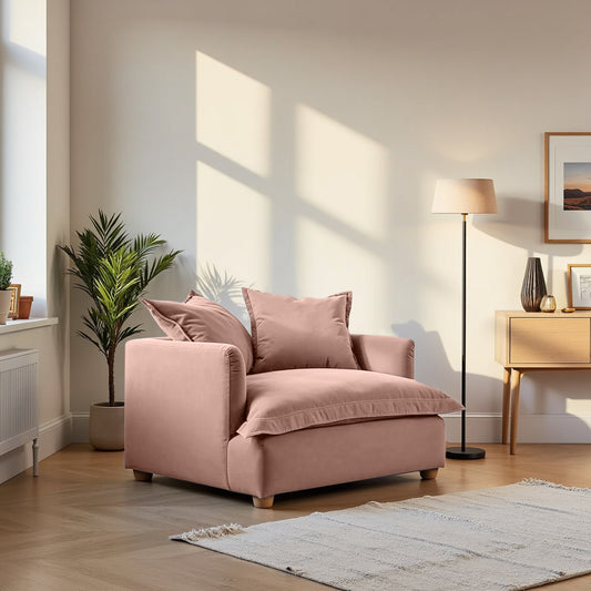Jamun Sofa - Loveseat - Peach