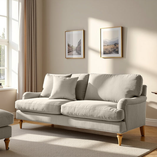 Lemon Sofa - 3 Seater - Beige