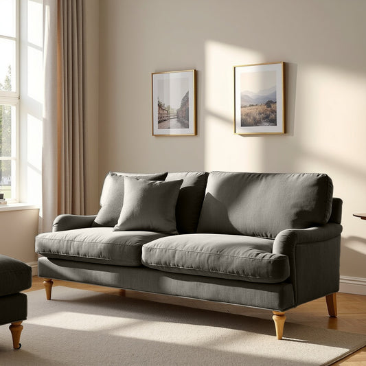 Lemon Sofa - 3 Seater - Grey