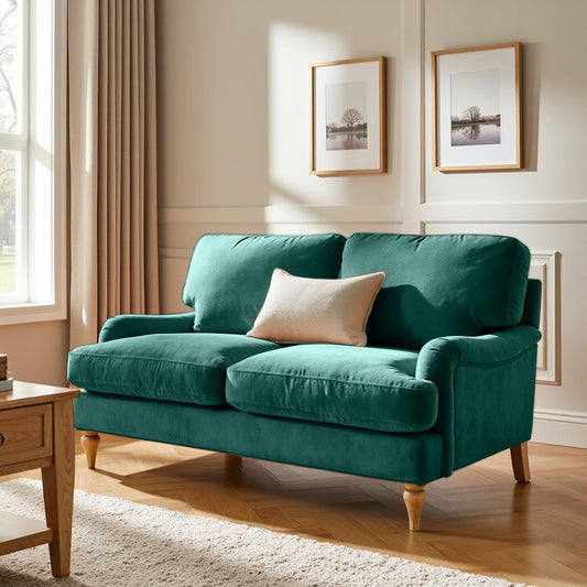 Lemon Sofa - 2 Seater - Forest Green