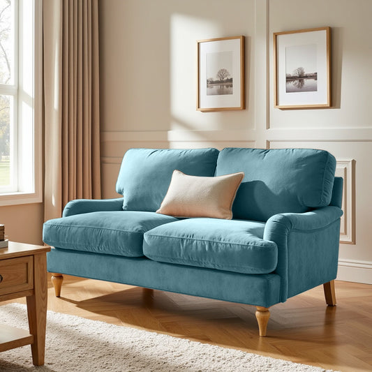 Lemon Sofa - 2 Seater - Arctic Blue