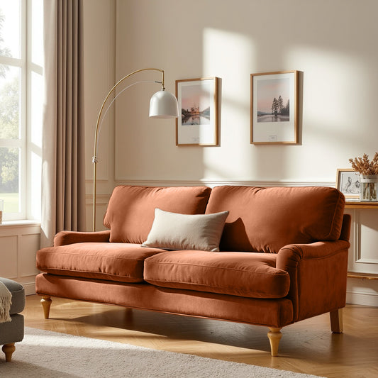 Lemon Sofa - 3 Seater - Copper