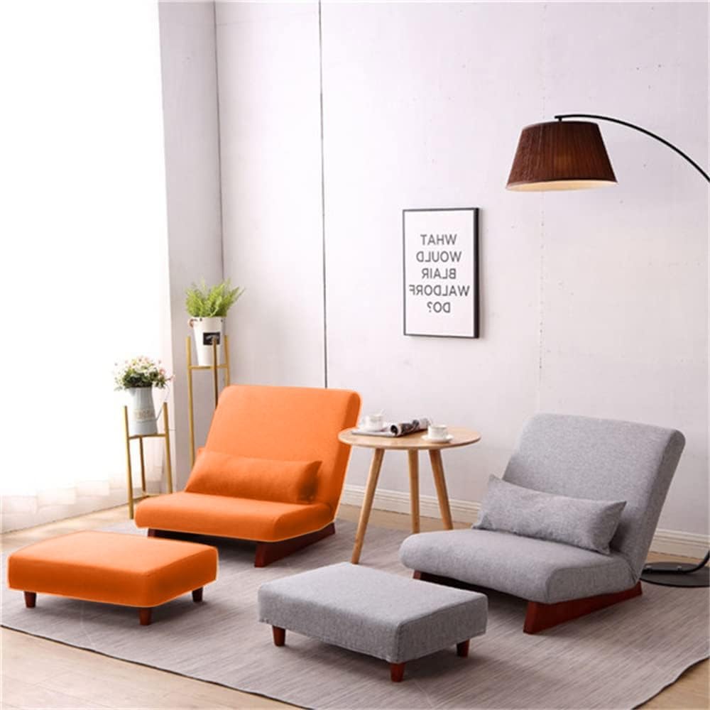Borneo - Floor Sofa and Lounger (Orange)