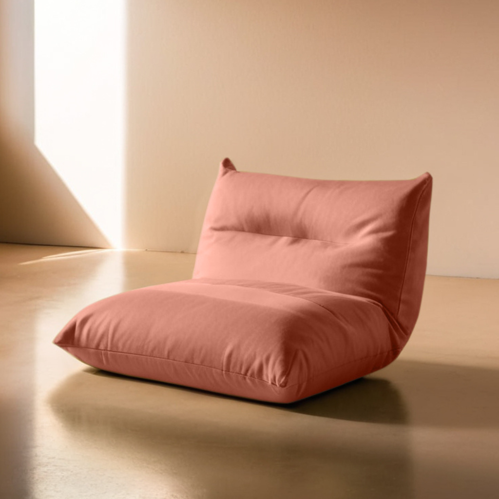Flooton - Floor Sofa and Futon Bed - Peach