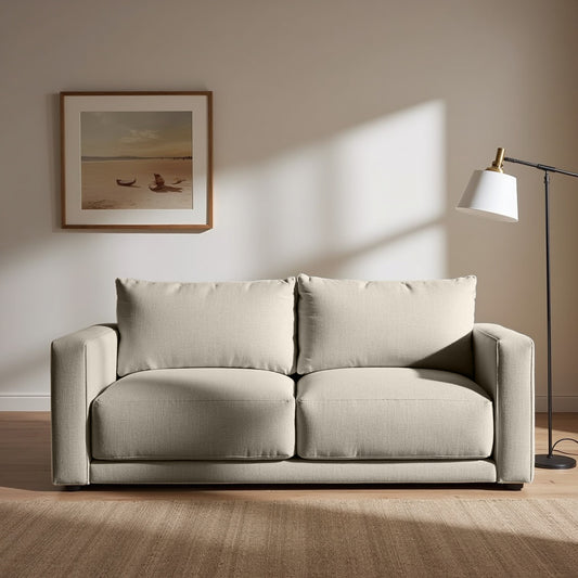 Plum Sofa - 3 Seater - Beige