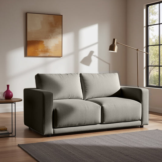 Plum Sofa - 2 Seater - Grey