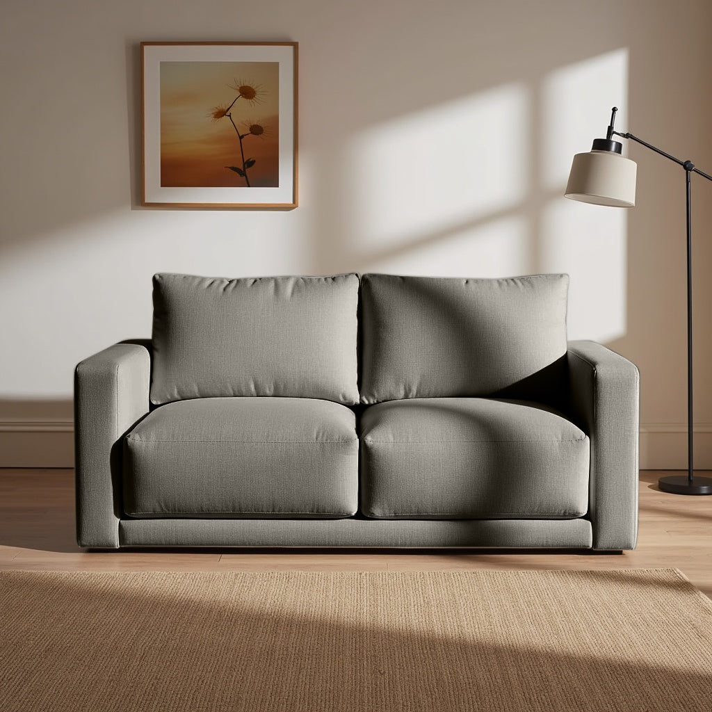 Plum Sofa - 2 Seater - Grey