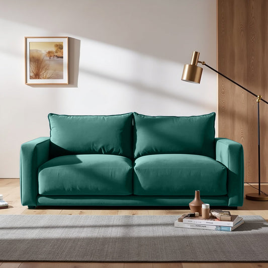 Plum Sofa - 3 Seater - Forest Green