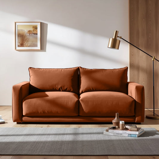 Plum Sofa - 3 Seater - Copper