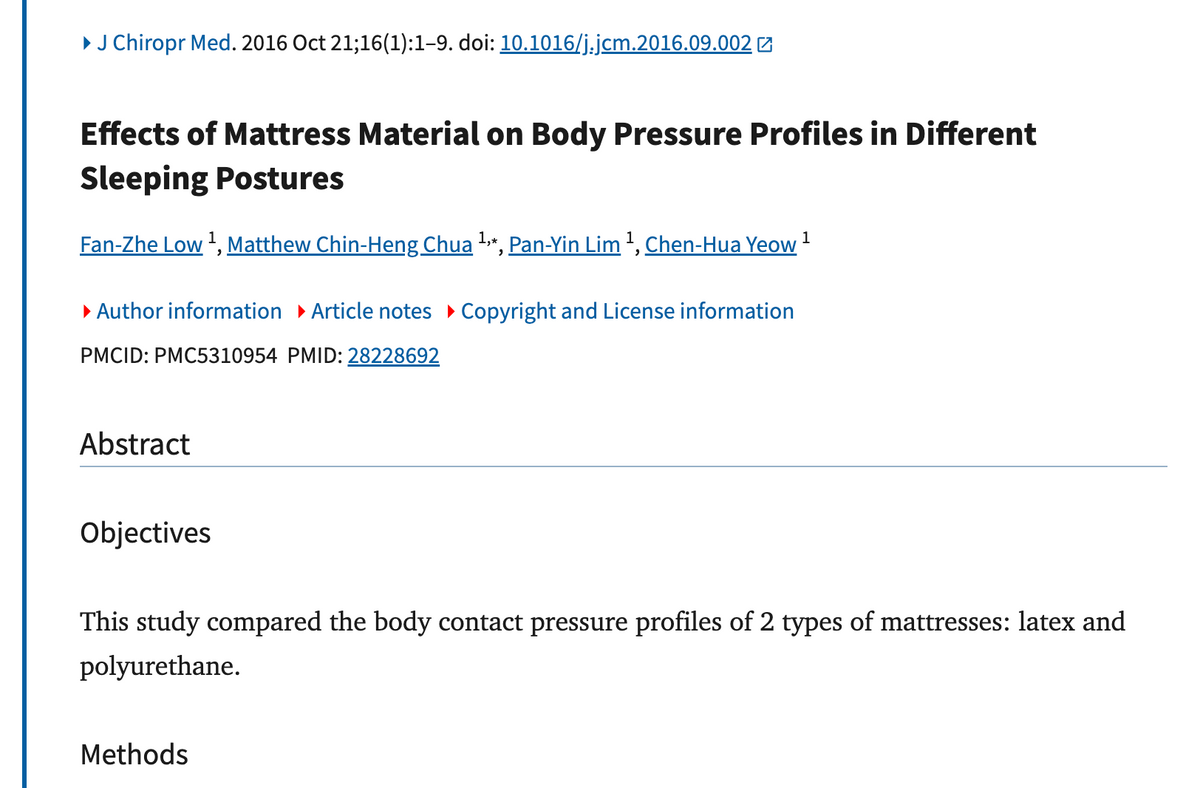 Effects of Mattress Material on Body Pressure Profiles in Different Sleeping Postures