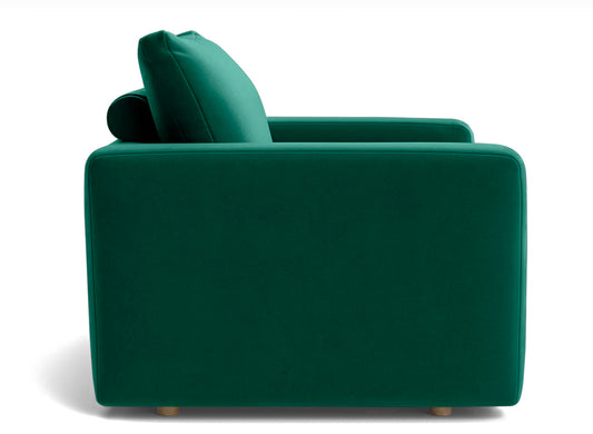 Plum Sofa - 2 Seater - Forest Green