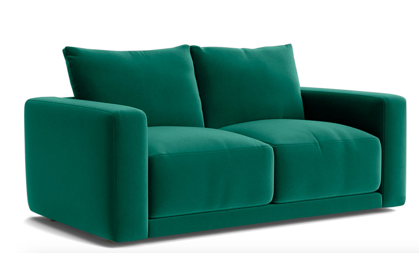 Plum Sofa - 2 Seater - Forest Green