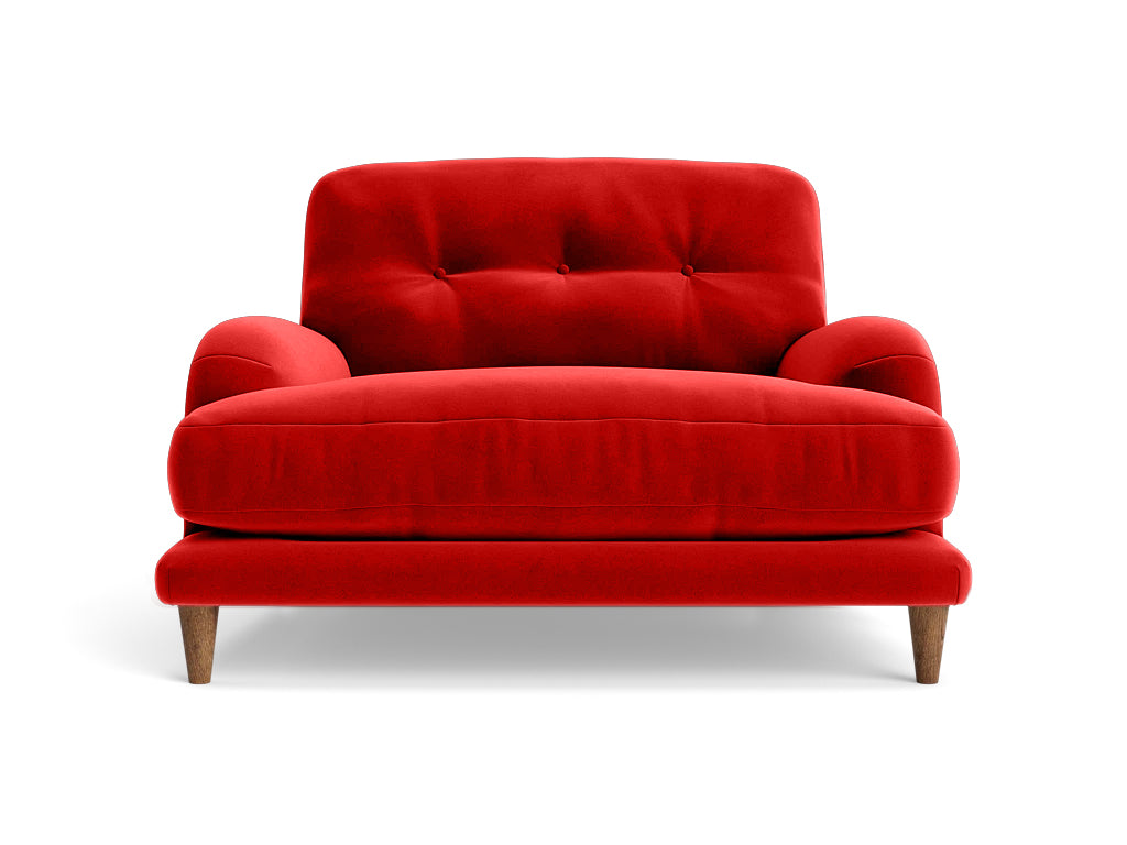 Sugar Sofa - Loveseat - Hot Red
