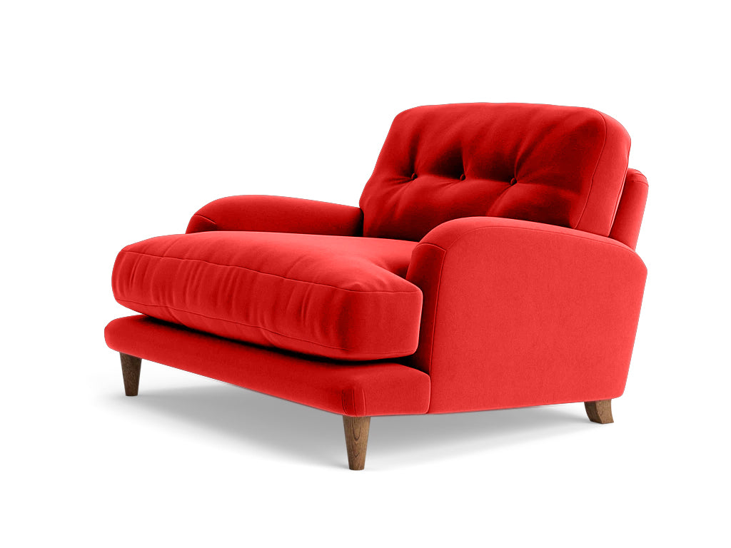 Sugar Sofa - Loveseat - Hot Red