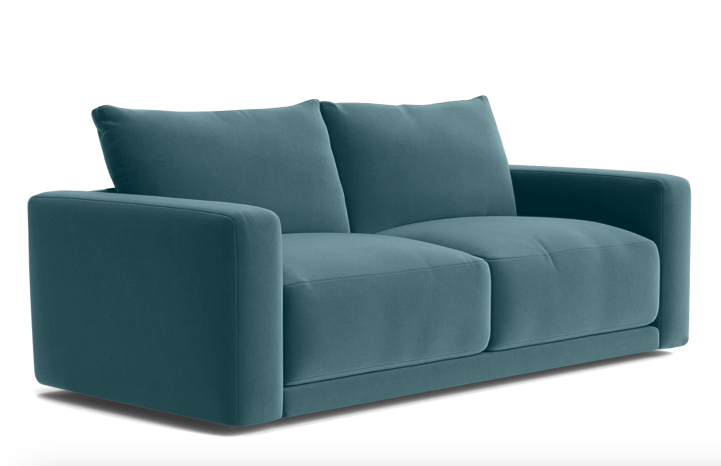 Plum Sofa - 3 Seater - Arctic Blue