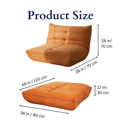 The Rosetta | Sofa Bed (Light Orange)
