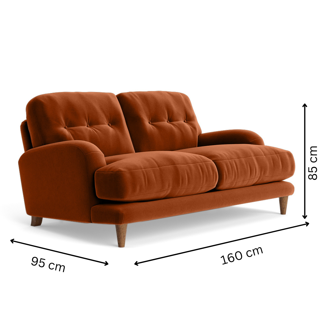 Sugar Sofa - 2 Seater - Copper
